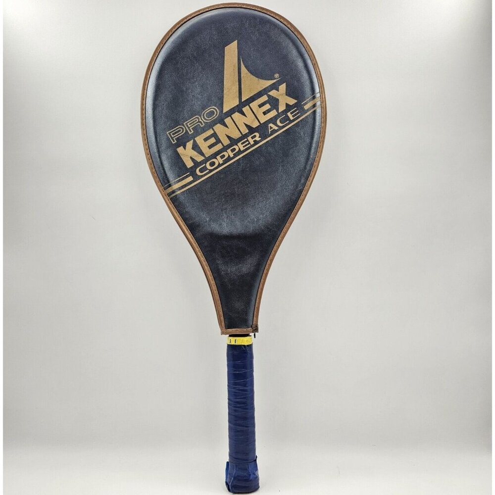 Pro Kennex Copper Ace Tennis Racquet w Cover Graphite 145 USA Black 4 3/8 Grip